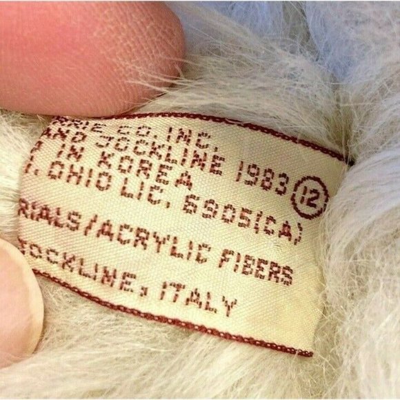 Vintage 1983 AVANTI Himalayan Cat Plush 10” Blonde, Blue Eyes, Brown Tail & Ears - Picture 10 of 12